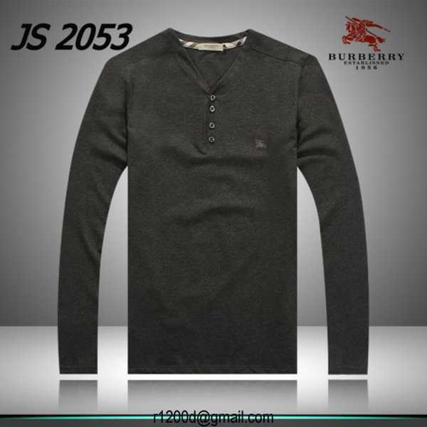 tee shirt manche longue homme burberry,vetement de marque de luxe pas